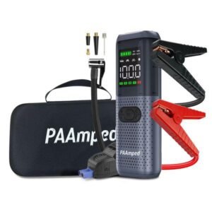 4 In 1 Smart Jump Starter with Air Compressor Powerbank Flashlight For Car